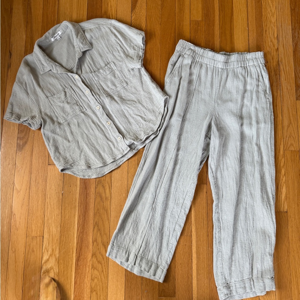 Madewell Pants and Shirt Set